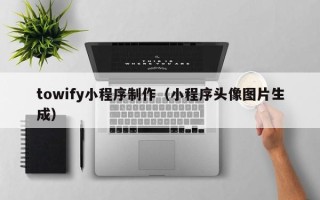 承德towify小程序制作（小程序头像图片生成）